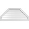 Ekena Millwork Octagonal Top Surface Mount PVC Gable Vent w/ 2"W x 1-1/2"P Brickmould Frame, 40"W x 18"H GVPOT40X1802SF - alternate 1